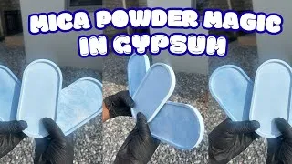 Thumbnail: ✨🌿 DIY GYPSUM OVAL TRAY | BEGINNER-FRIENDLY TUTORIAL – STUNNING WAYS TO USE MICA POWDER IN GYPSUM! 🌟