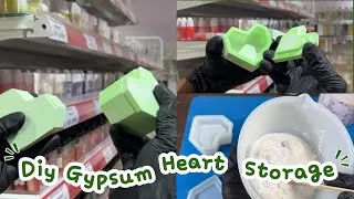 Thumbnail: DIY GYPSUM HEART STORAGE BOX 💕 | EASY 10-MINUTE BEGINNER TUTORIAL 🌸 | START TO FINISH | 5 MIN CRAFTS
