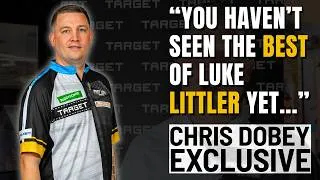 Thumbnail: "HE'S NOT UNBEATABLE" | Chris Dobey WARNING on Luke Littler & CLEAN SWEEP Verdict + TOUGH TV Form