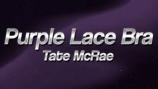 Thumbnail: Tate McRae - Purple Lace Bra 🖤 (lyrics)