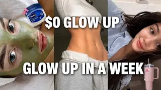 Thumbnail: 7-Day FREE Glow Up Challenge 🌸 | Simple Habits That Actually Work #glowup #skincare #beautytips 