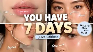 Thumbnail: How to ACTUALLY Glow Up Your Face in 7 Days ✨ | Realistic Guide #glowup #skincare #faceglowup 