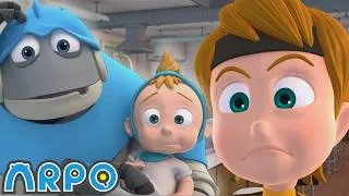 Thumbnail: Sad Arpo 🥲| Arpo Adventures | Kids Cartoons