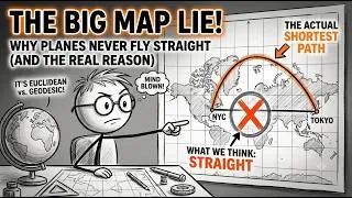 Thumbnail: Why Pilots Never Fly in a Straight Line (Even Though They Are)