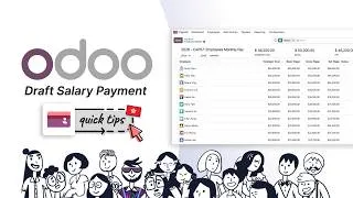 Thumbnail: Odoo Quick Tips - Creating a Draft Salary Payment [Payroll]