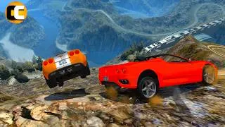 Thumbnail: GTA 4 Cliff Drops Crashes with Real Cars mods