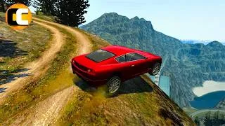 Thumbnail: GTA 4 Cliff Drops Crashes with Real Cars mods