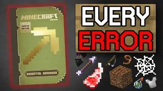 Thumbnail: EVERY Error in the Minecraft Essential Handbook