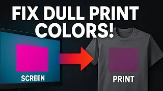 Thumbnail: Why Your DTF Prints Look Dull & How to Fix the Colors Fast