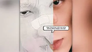 Thumbnail: Drawing ATEEZ Choi San Real-Time - Art Commentary & ATEEZ playlist 최산