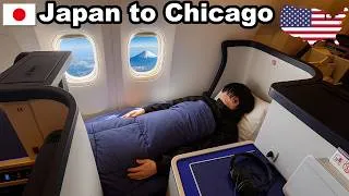 Thumbnail: $8,430 ANA Business Class ✈️ Tokyo🇯🇵 to Chicago🇺🇸