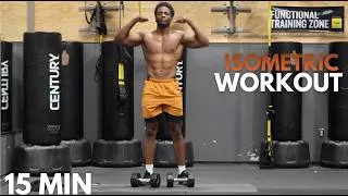 Thumbnail: 15 MIN | Isometric Hold Dumbbell Workout | Time Under Tension Workout | Full Body