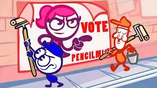 Thumbnail: Past, President And Future | Pencilmation Cartoons!