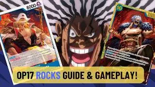 Thumbnail: One Piece TCG: The Ultimate OP17 Rocks Guide!