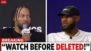 Thumbnail: Jalen Brunson EMBARRASSES LeBron James On Live TV! 😳 (WATCH BEFORE DELETED)
