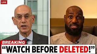 Thumbnail: Adam Silver BREAKS SILENCE on LeBron James! NBA Schedule DELAYED Until His Decision?! 😳🏀