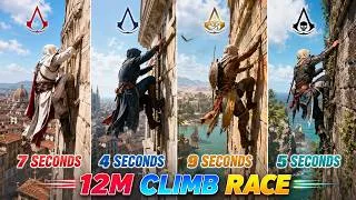 Thumbnail: Assassin's Creed: Who Is The Fastest Climber? 12 Meters Climb! Evolution (2007–2026)