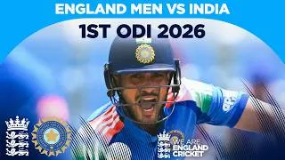 Thumbnail: Gill Hits 80 In Run Chase | Highlights - England v India | 1st Metro Bank ODI 2026