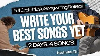 Thumbnail: Nashville Songwriting Retreat: 4 Songs. 2 Days. Pro Co-Writes.
