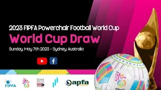 Thumbnail: REPLAY: 2023 FIPFA Powerchair Football World Cup Live Draw