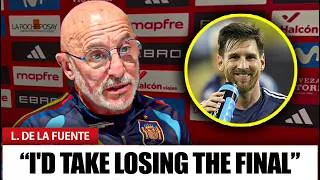 Thumbnail: What Did Spain's Coach Say About Messi and the Match Against Argentina?
