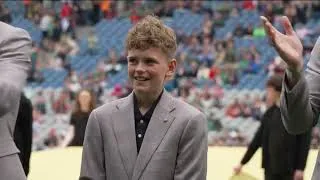 Thumbnail: 2001 Jubilee Galway team at the All-Ireland Football Final