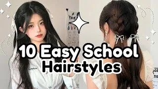 Thumbnail: 10 Cute and Easy Back-to-School Hairstyles 🎀 