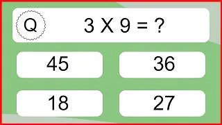 Thumbnail: 20 Multiplication Quiz Exercises for Kids