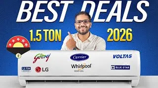Thumbnail: Best 1.5 Ton 5 Star AC 2026 |  Prime Day Sale  ✨ MR KNOWN ✨