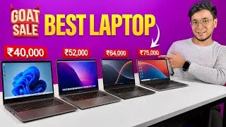 Thumbnail: Best Laptop Deals in Flipkart GOAT Sale 2026 🔥 DON'T MISS These Laptops 🔥 Laptops Und 40000 to 75000