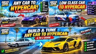 Thumbnail: 😱 How to Build ANY Car into Hypercar in Drive Zone Online 🔥 | A to Z Tuning Guide for Beginners 