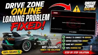 Thumbnail: Drive Zone Online Loading Problem FIXED! 😱 Unable to Connect to Server Error | DZO Solution  