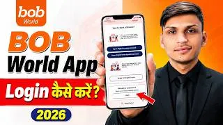 Thumbnail: BOB World App Me Registration Kaise Kare | BOB World Login & Mobile Banking Setup | BOB World Login