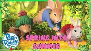 Thumbnail: ​@OfficialPeterRabbit | 🐰🏖️ Spring Into Summer ☀️🌺 | 1+ Hour | Cartoons For Kids