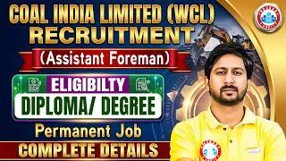 Thumbnail: WCL Recruitment 2026 Full Details | Eligibility, Syllabus, Vacancy, Exam Pattern & Apply Online