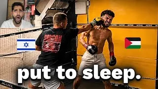 Thumbnail: Pro Palestinian YouTuber Thought He Can Fight Israeli MMA Fighter, Gets KO'D Instead!