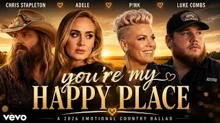 Thumbnail: Chris Stapleton, Adele, P!nk & Luke Combs – You're My Happy Place (Official Lyric Video)