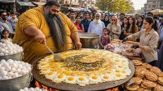Thumbnail: FASTEST GIANT EGG TIKKI SELLER 😱 | INCREDIBLE EGG GHOTALA & ANDA BUN KABAB | PAKISTANI STREET FOOD