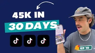 Thumbnail: 45k followers in 30 days -  EP 10