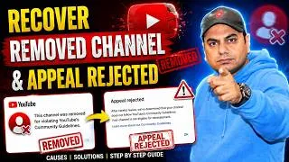 Thumbnail: YouTube Channel Removed & Appeal Rejected? Here's What You Can Do in 2026