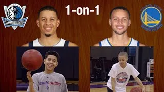 Thumbnail: Seth & Steph Curry 1-on-1 Dallas vs Golden State