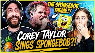 Thumbnail: Corey Taylor Singing SpongeBob?! 😂 | Our Shortest Reaction EVER
