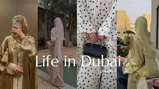 Thumbnail: Life in Dubai Ep 3: modest outfit essentials, daily life, Moroccan hammam, abaya shopping & more