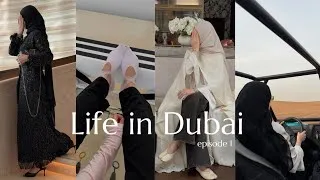 Thumbnail: Life in Dubai ep 1: influencer license, abaya shopping, content shoots, fashion show, gatherings