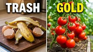 Thumbnail: 🗑️ You're Throwing Away the Best Garden Fertilizer! Bigger Harvests for Free! 🍅🥒