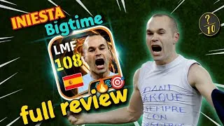 Thumbnail: New Bigtime Iniesta Full Review 🔥 Training+Gameplay Review in eFootball mobile 2026🥶 #efootball2026 