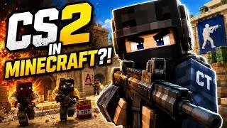 Thumbnail: I Played Counter-Strike 2 in Minecraft and It Was Absolute Chaos