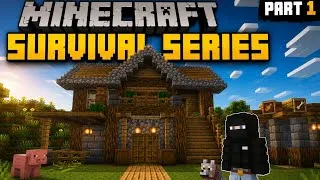 Thumbnail: The Perfect Start to My Minecraft Survival Series! 🔥 [Minecraft Pe Survival #1]