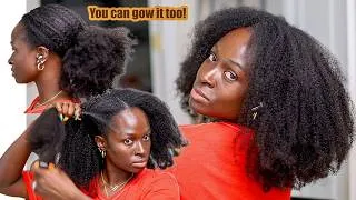 Thumbnail: How I Grew My Massive AFRO! 🫣    ... In Hours
