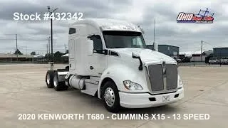Thumbnail: 2020 KENWORTH T680 - 432342 - WARRANTY AVAILABLE